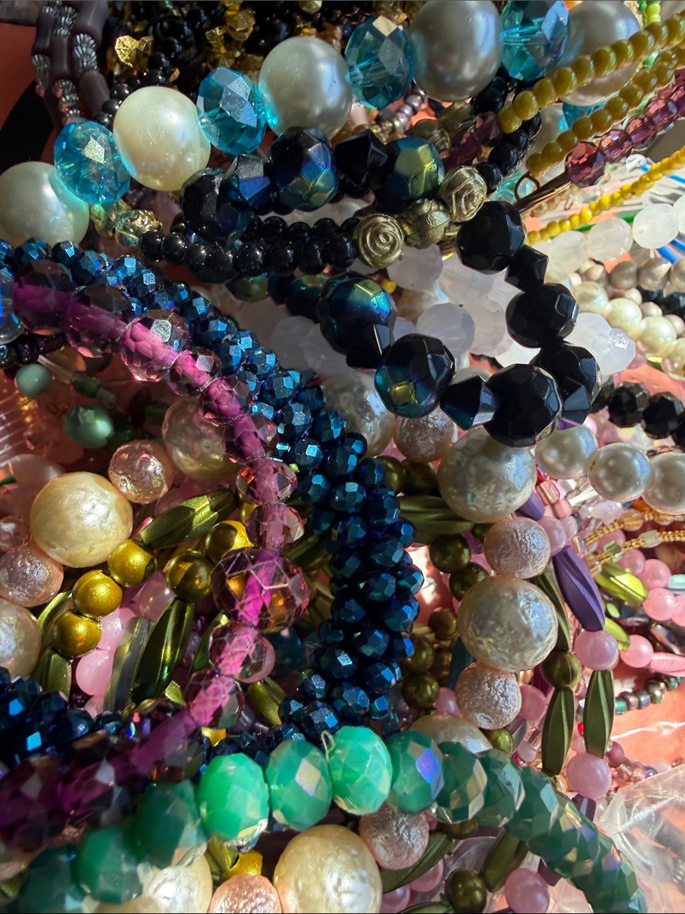 Multi-Color Beaded Women's Bracelet Bundle Set - Picture 4 of 16